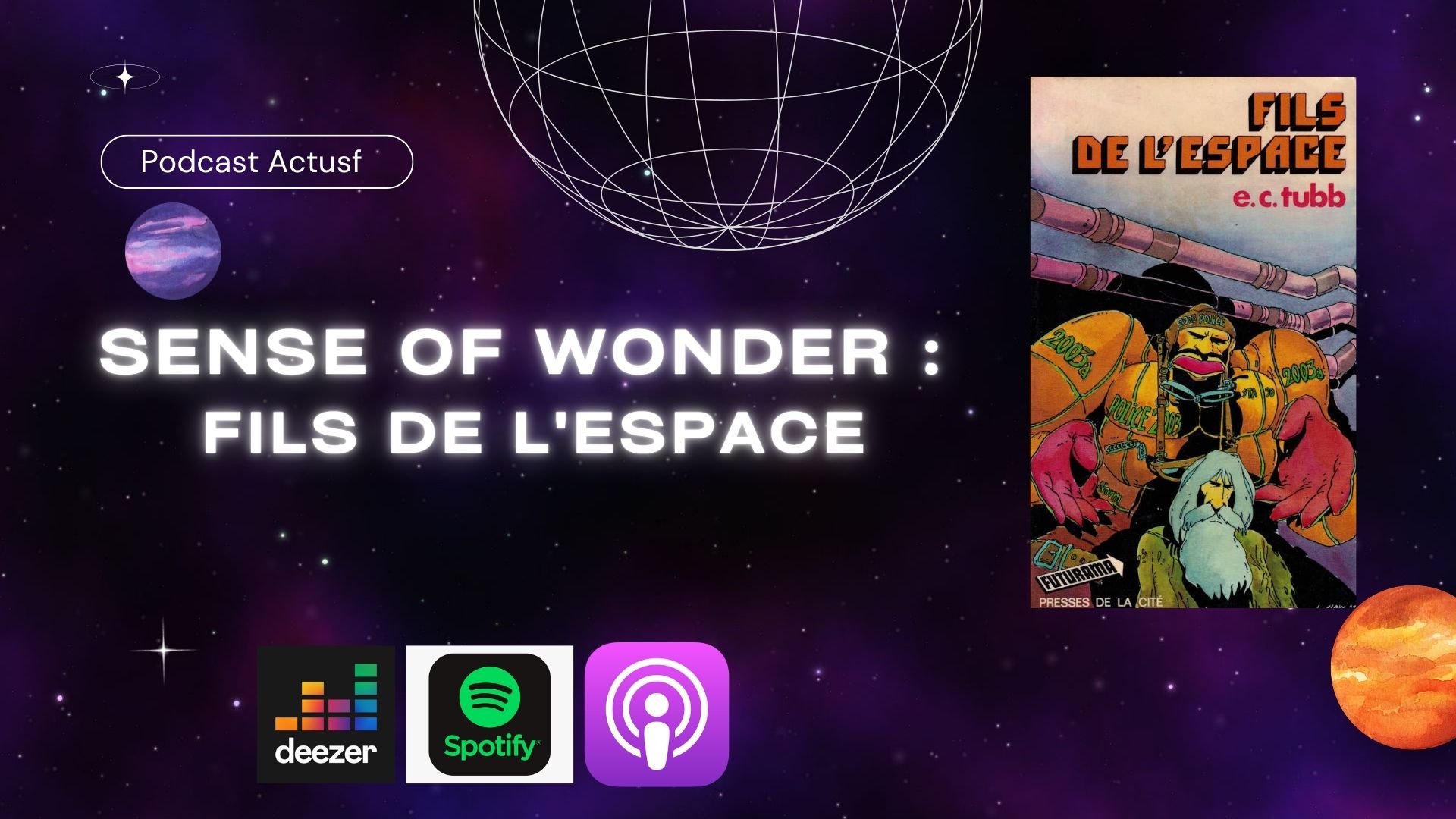 Sense of Wonder : Fils de l'espace d'Edwin Charles Tubb (1958) Sense of Wonder : Fils de l'espace d'Edwin Charles Tubb (1958)